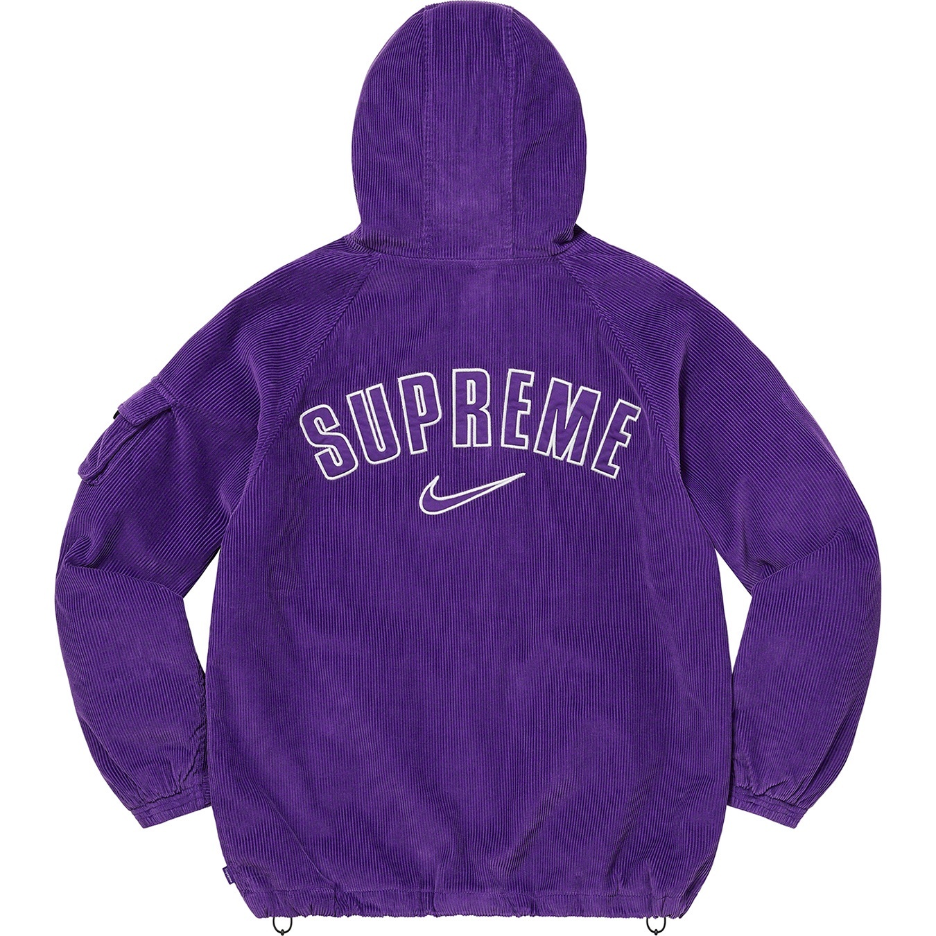 Supreme®/Nike® Arc Corduroy Hooded Jacket view 3
